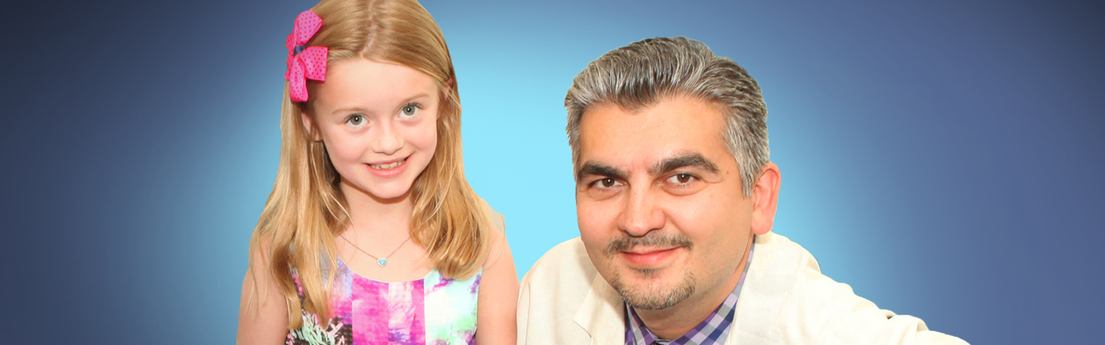 Ellie McGinn and Dr. Ali Fatemi
