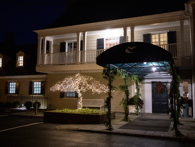 A photo of the exterior of the Caves Valley Golf Club