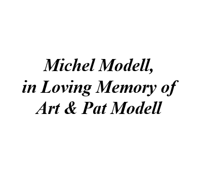 Michel Modell, in Loving Memory of Art & Pat Modell