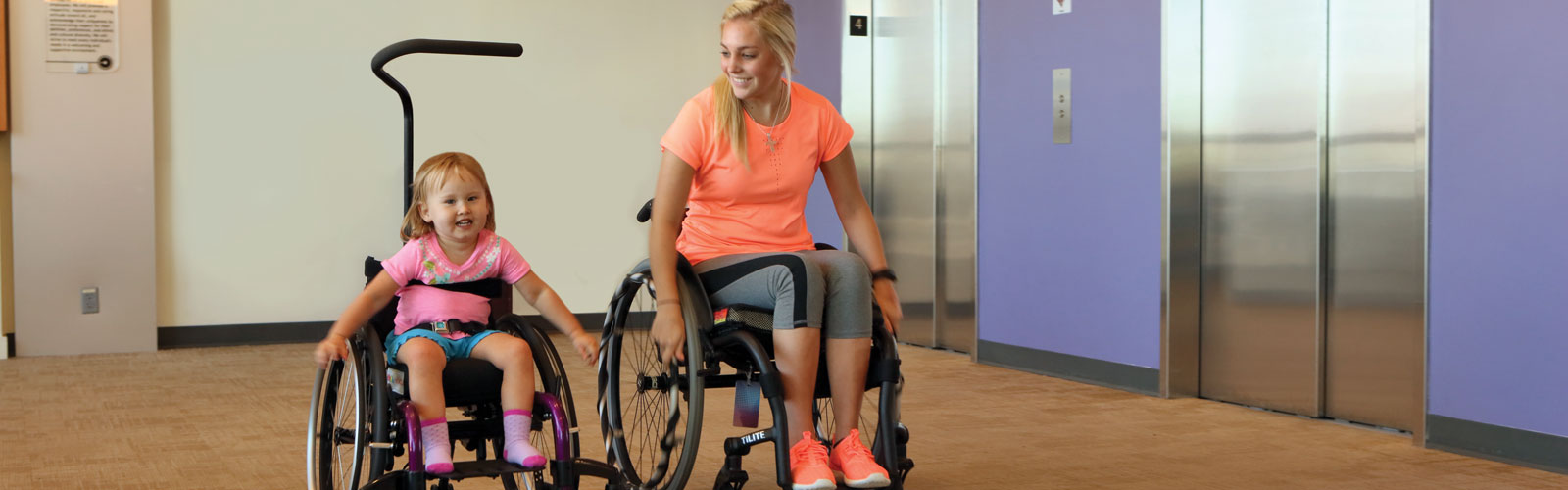 Julia and Kristin, patients of Kennedy Krieger
