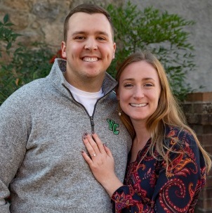 Eve Lukowski with her fiance, Joel Kenney