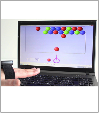 3d motion capture device with a laptop.