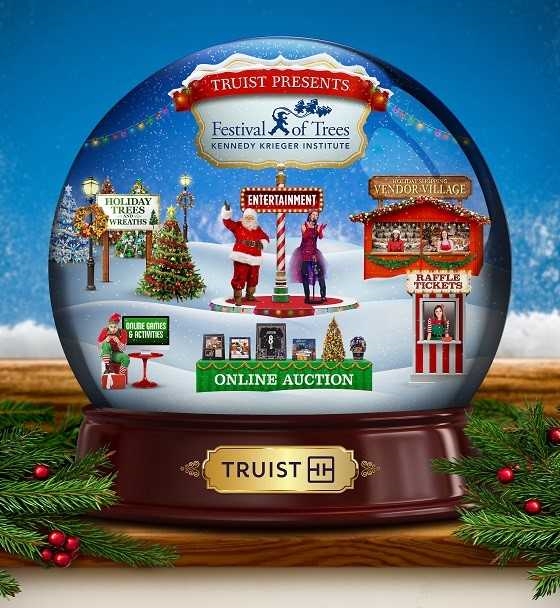 The Festival of Trees snow globe