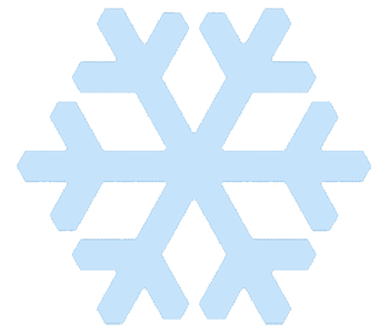 Snow flake for the weather alert