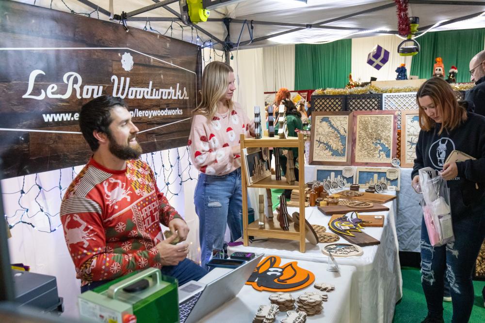 Vendors at Festival of Trees