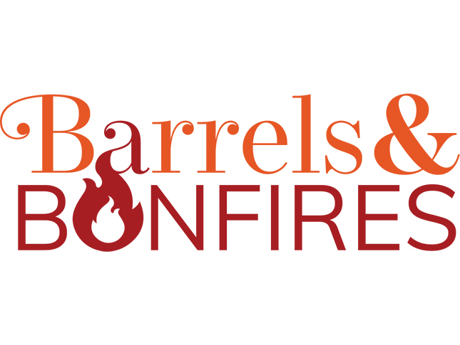 Barrels & Bonfires logo.