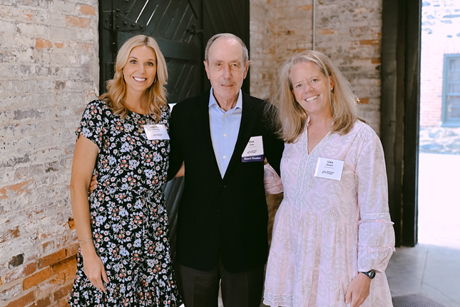 Dick Cass, Lisa Dixon and Heather Darney, at the Kennedy Krieger Society Reception.