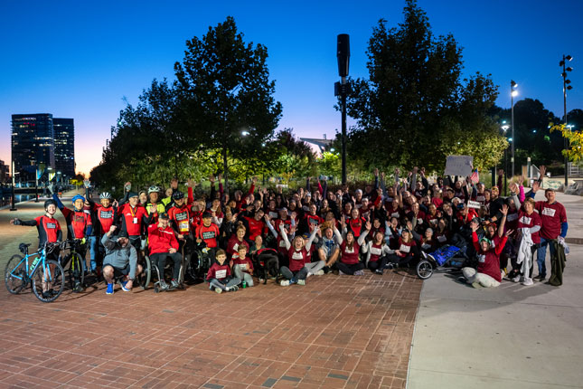Team Kennedy Krieger at the 2024 Baltimore Running Festival