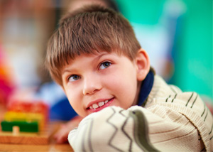 male student smiling