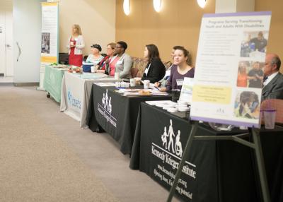 Display tables at Neurodiversity Conference