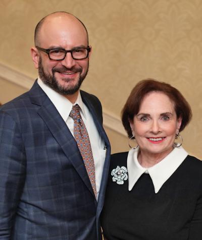 Dr. Brad Schlaggar and Lainy LeBow-Sachs