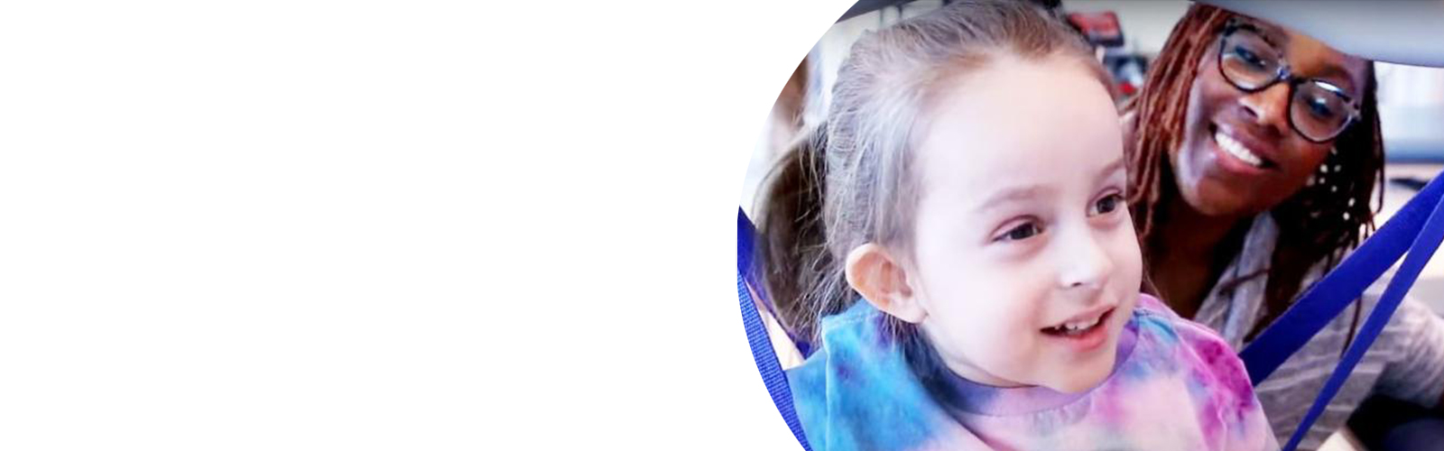 Child and caregiver at Kennedy Krieger Spine Center