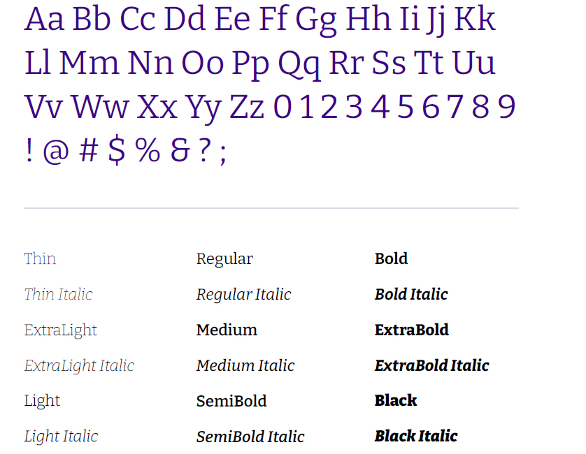 Bitter Typeface Graphic