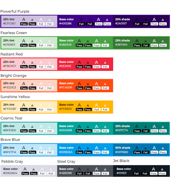 Tints and Shades Guide