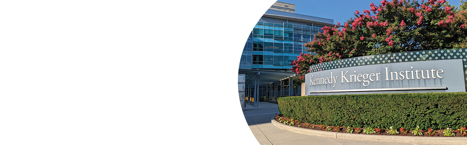 Kennedy Krieger Institute sign at the Institute's Baltimore campus.
