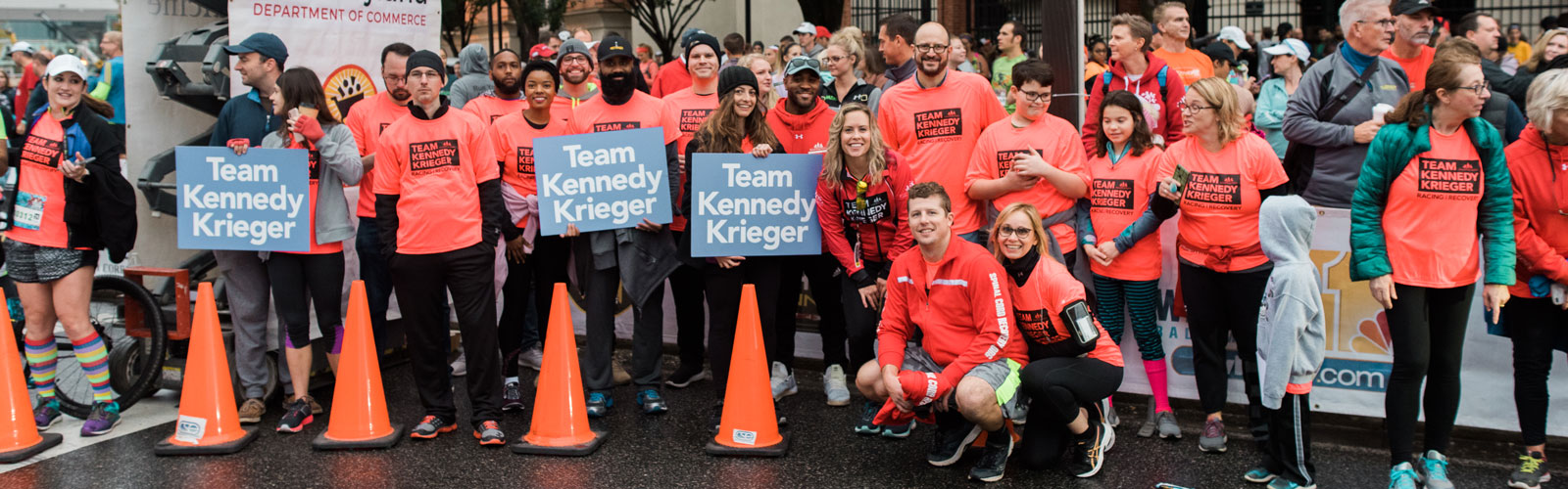 Team Kennedy Krieger at the Baltimore Running Festival.