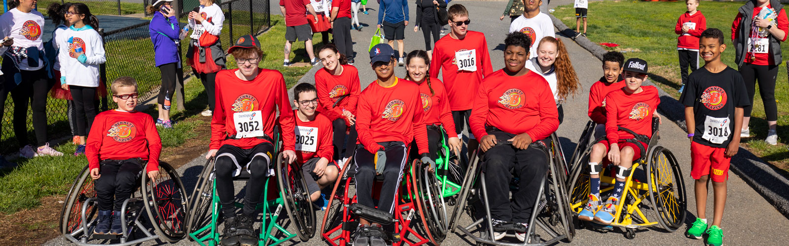 Bennet Blazers athletes in a team photo.