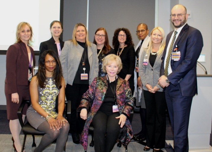 Speakers and panelists of the Women’s Leadership Initiative event with Dr. Schlaggar