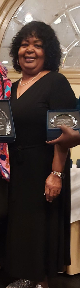 Debbie Barnes at the TFC awards dinner.