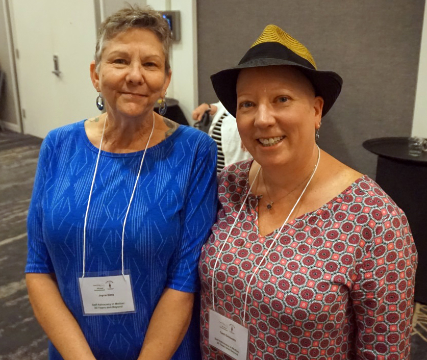 A picture of Joyce Simms, executive director of Resource Connections, and Tami Goldsmith, POG program coordinator.