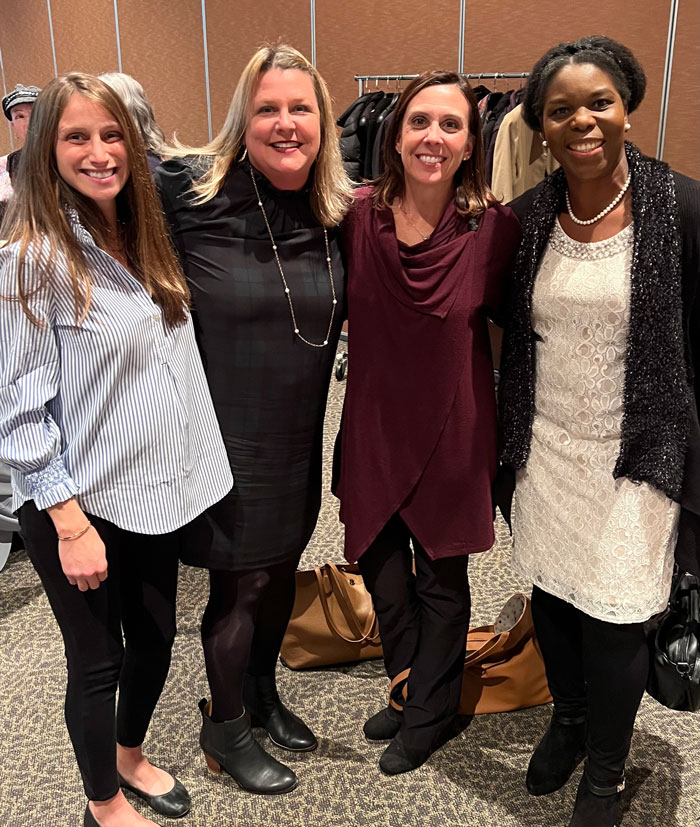 Mallory Legg, Maureen van Stone, Beth Benevides and Mirian Ofonedu