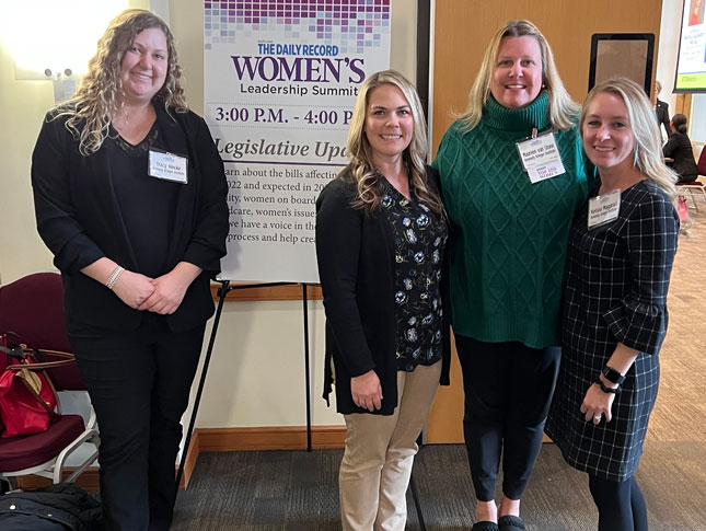 Tracy Hincke, Sarah Mooney, Maureen van Stone and Kelsea Magaraci