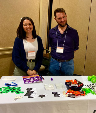 Kristine Nellenbach and James Orman.