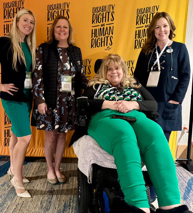 Members of the MCDD team at the Disability Policy Seminar.