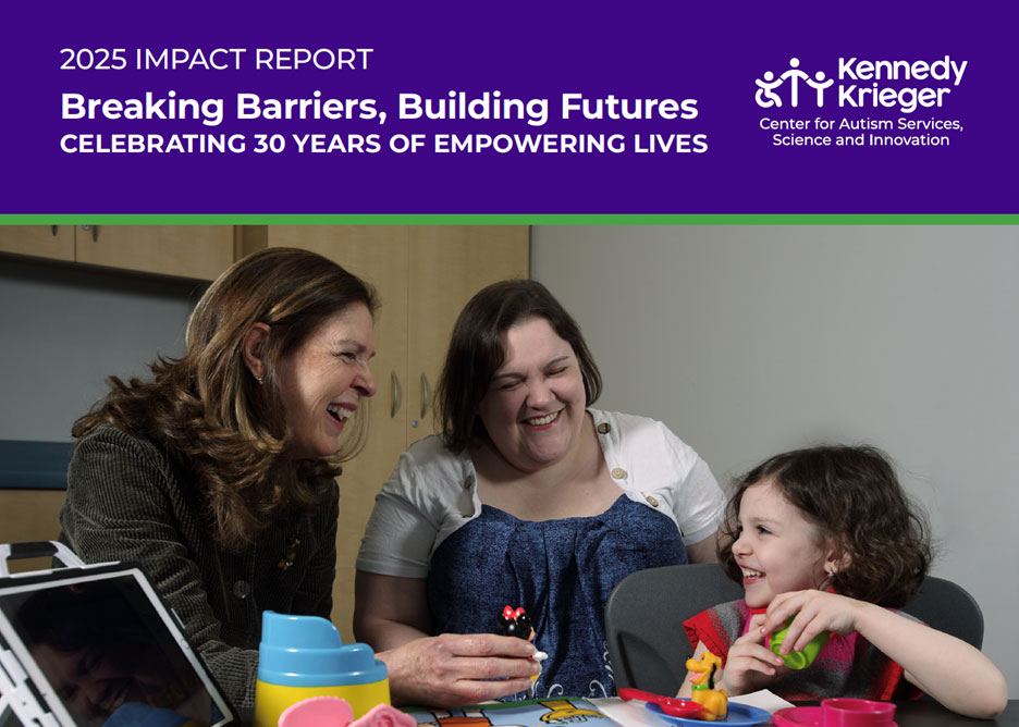 Cover of the 2025 Impact Featuring, featuring a young girl and her CASSI smile team smiling during an appointment.  