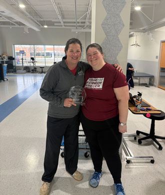 Kristin Johnston and Rebecca Holsinger.