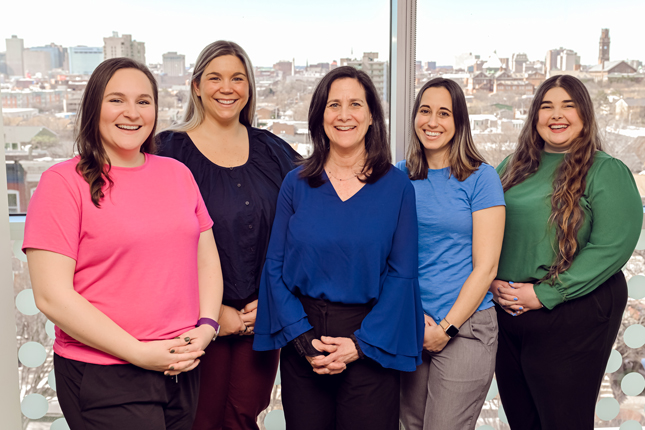 The occupational therapy team of Kennedy Krieger's Columbia, MD location.