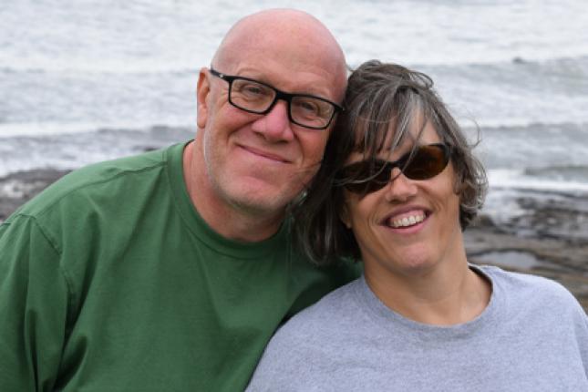 Sarah Gehring and her husband, Michael Tomaro