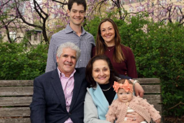 Clockwise, from top right: Jonathan, Sidney, Phyllis, Chloe and Sarah Bresler 