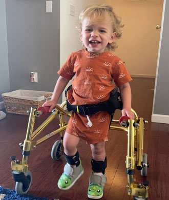 Dalton participates in groundbreaking research to help find a cure for LBSL, a rare genetic disease