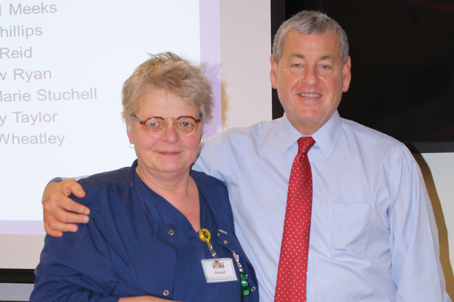 Annie Stuchell and Kennedy Krieger CFO Jim Anders.