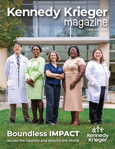 Kennedy Krieger Magazine January 2026 cover.