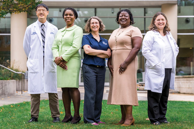 Five Kennedy Krieger faculty members who were previously trainees.