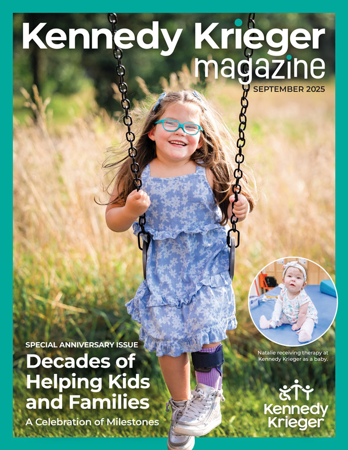 Kennedy Krieger Magazine September 2025 cover.