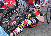 Josh on his handcycle