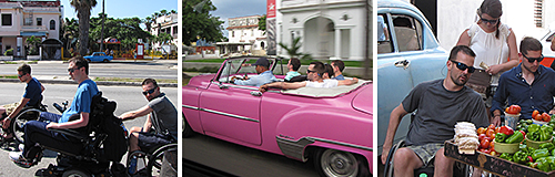 Robby in Cuba with his friends