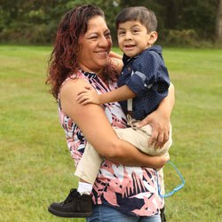 Joaquin and his mom, Nancy.