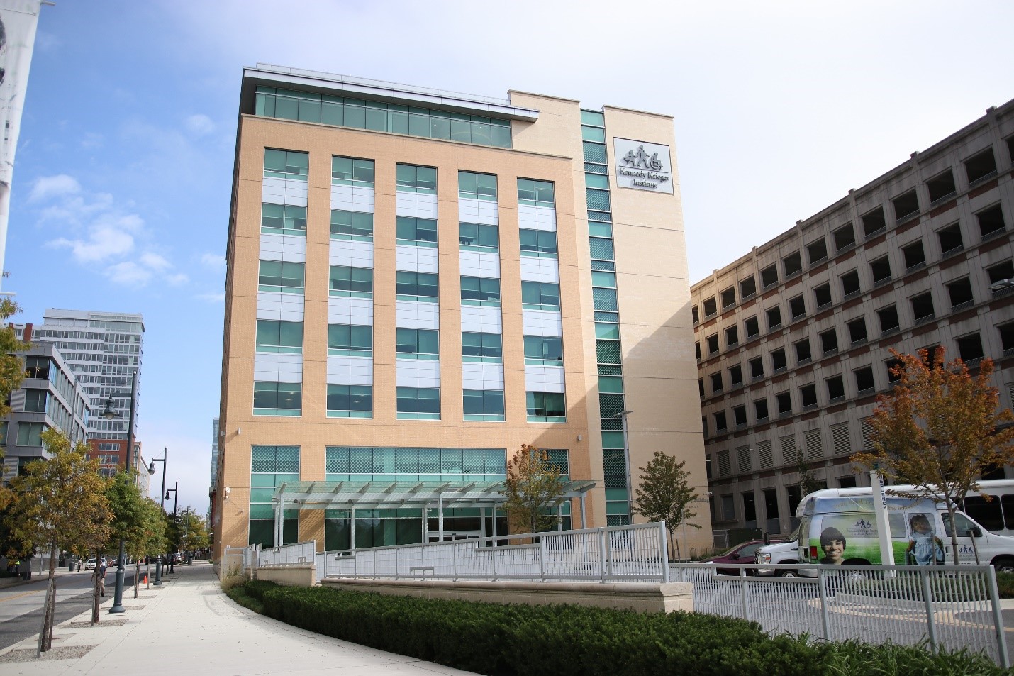 Exterior of Kennedy Krieger Outpatient Clinic.