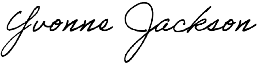 Yvonne Jackson's signature.