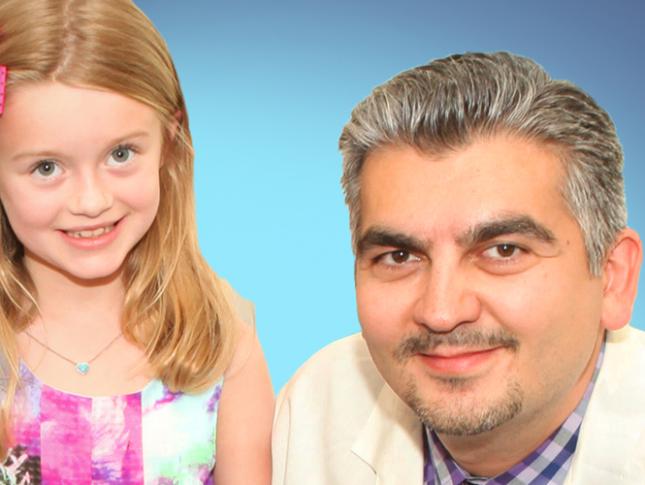 Ellie McGinn and Dr. Ali Fatemi