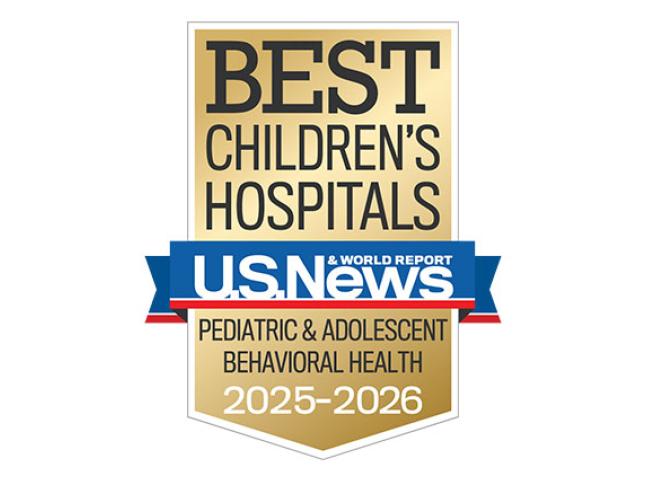 U.S. News & World Report Best Children's Hospitals 2025-26 shield