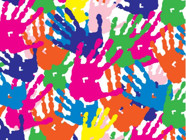 Helping Hands color graphic