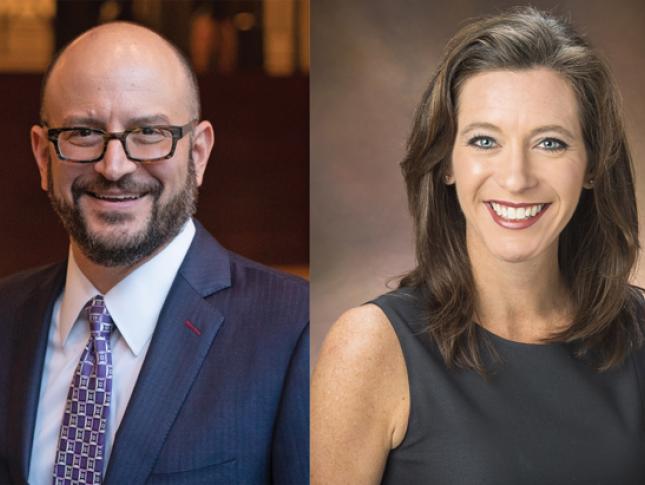 Dr. Brad Schlaggar and Dr. Brenda Banwell's headshots.