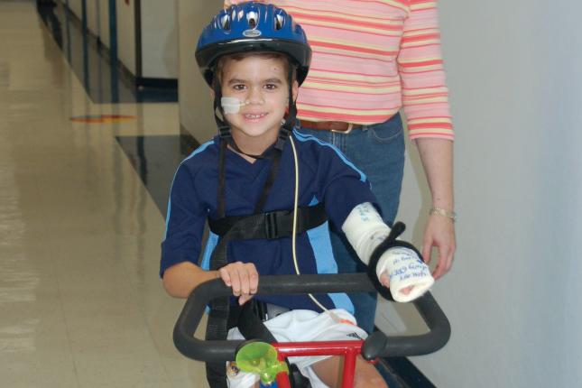 When Ben was 8, he was an inpatient at Kennedy Krieger for two months.