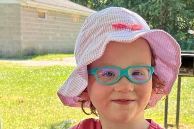 A young girl who has a rare disorder called KAT6a.