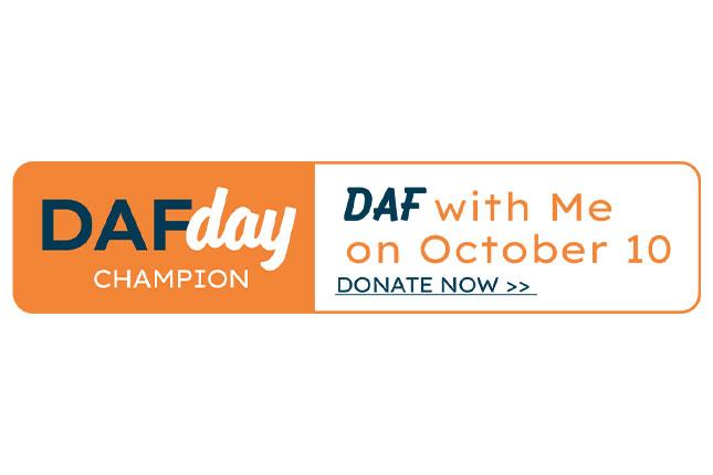 DAF day Champion. DAF with me on October 10.